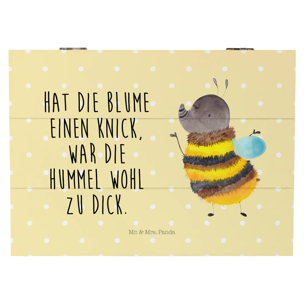 Holzkiste Hummel flauschig Erinnerungsbox, Dekokiste, Erinnerungskiste, Kiste, Holzkiste, Geschenkbox, Schatzkiste, Schatulle, Truhe, Geschenkdose, XXL, Aufbewahrungsbox, Tiermotive, Gute Laune, lustige Sprüche, Tiere, Flauschig, Hummel, Natur, Biene, Blume