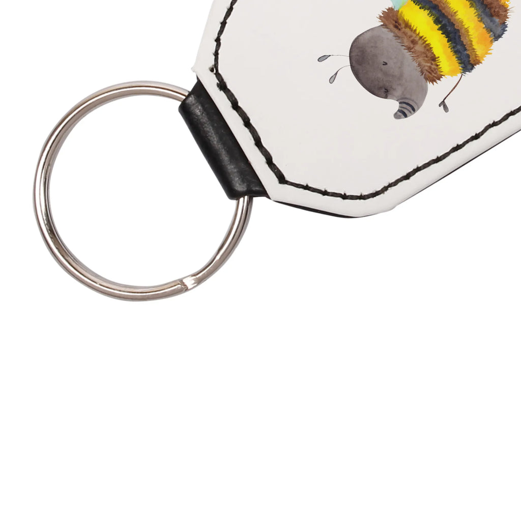 Rectangular key ring bumblebee fluffy lucky charm, keychain, pendant, key ring, bag pendant, small animals, cute, funny, cute animal motives, hand drawn, small world, funny sayings, good mood, happy, gifts, gift ideas, special gifts, animal lover, card, Flower, Nature, Fluffy, Bumblebee, Bee