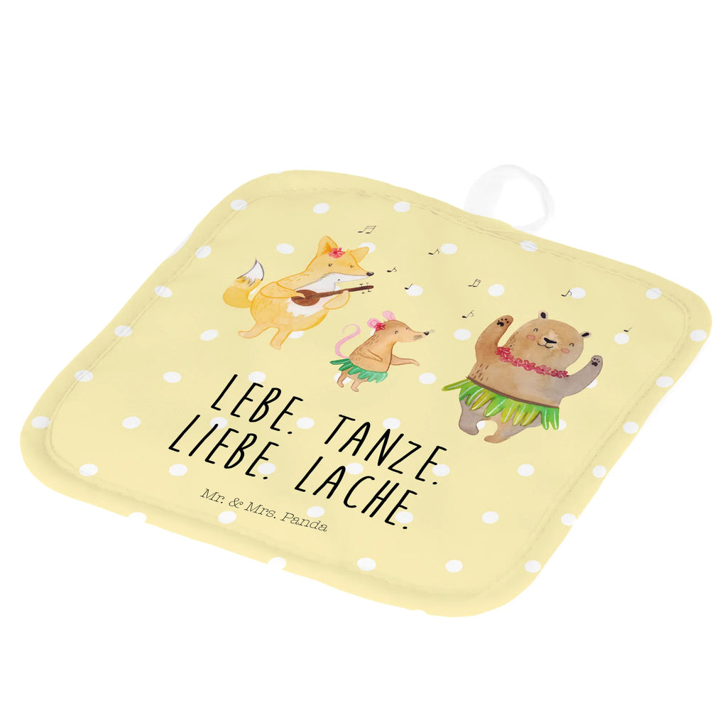 2er Set Topflappen  Waldtiere Aloha Topfuntersetzer, Topflappen, Topflappen 2er Set, Topflappen Set, topfhalter, Topfhandschuhe, 2er Set Topflappen, Topflappenset, Lustige Sprüche, Tiermotive, Gute Laune, Tiere, Musik, Tanzen, Wald, Leben, Aloha, Hase, Waldtiere, Igel, Bär, Lachen