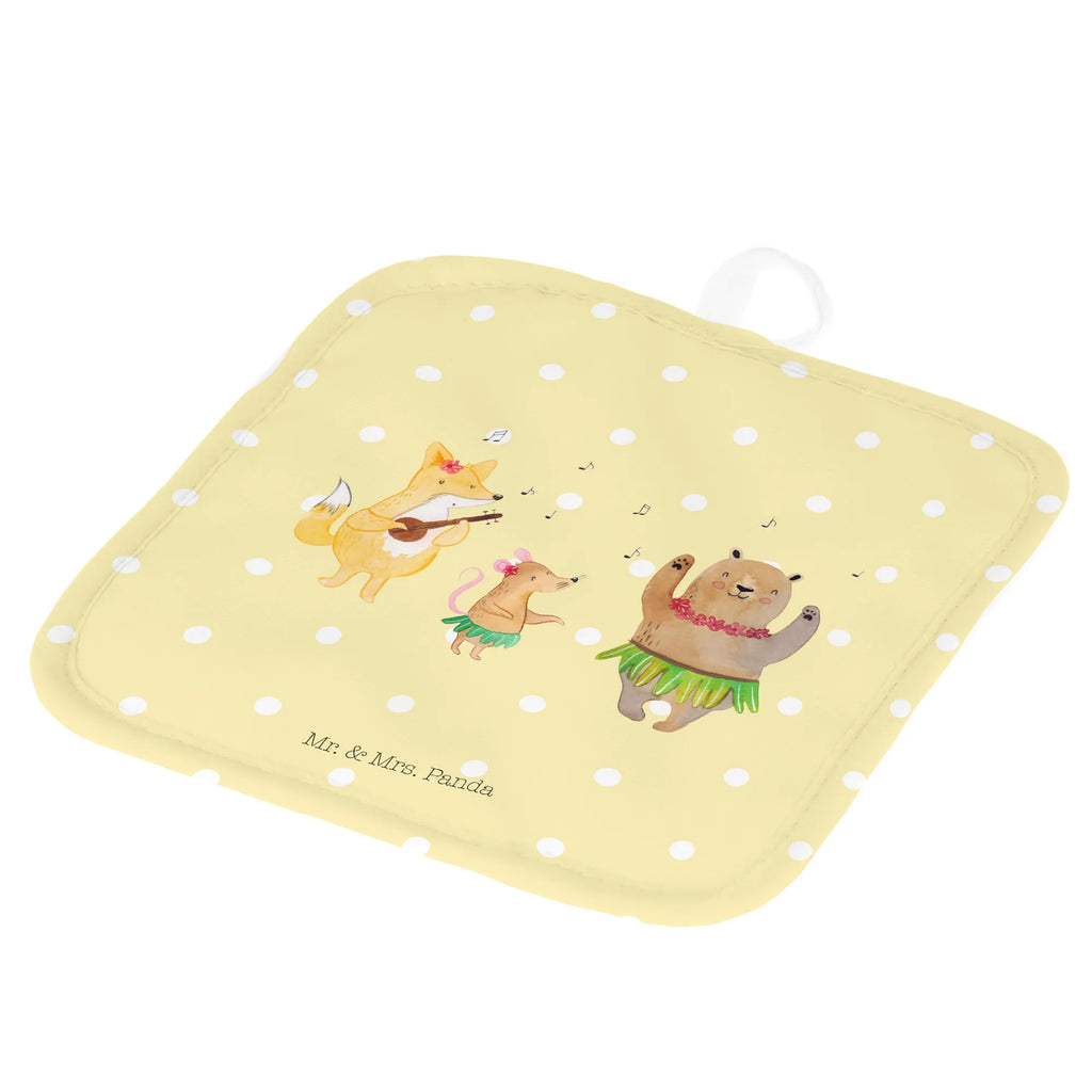 2er Set Topflappen  Waldtiere Aloha Topfuntersetzer, Topflappen, Topflappen 2er Set, Topflappen Set, topfhalter, Topfhandschuhe, 2er Set Topflappen, Topflappenset, Lustige Sprüche, Tiermotive, Gute Laune, Tiere, Musik, Tanzen, Wald, Leben, Aloha, Hase, Waldtiere, Igel, Bär, Lachen