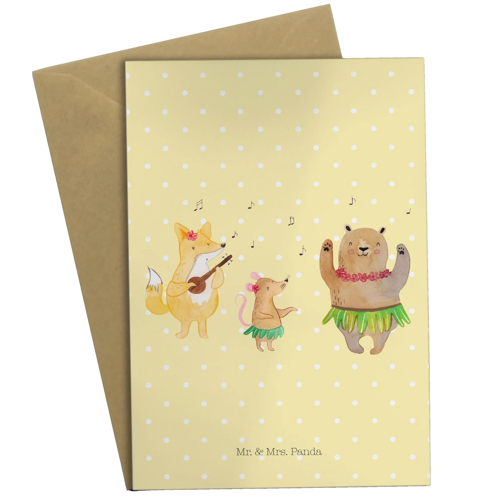 Kartka okolicznościowa zwierzęta leśne Aloha Motywy zwierzęce, dobra energia, zabawne powiedzonka, zwierzęta