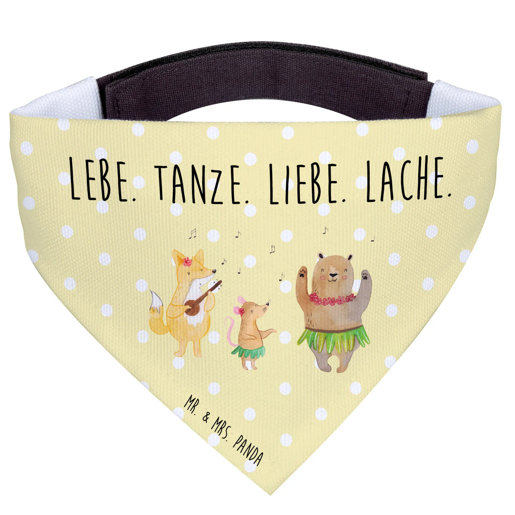 Hundehalstuch Waldtiere Aloha Mittel, Tuch, Hundehalstuch, Mittelgroße Hunde, Hunde, Halstuch, Lustige Sprüche, Tiere, Tiermotive, Gute Laune, Leben, Wald, Lachen, Musik, Tanzen, Hase, Bär, Igel, Aloha, Waldtiere