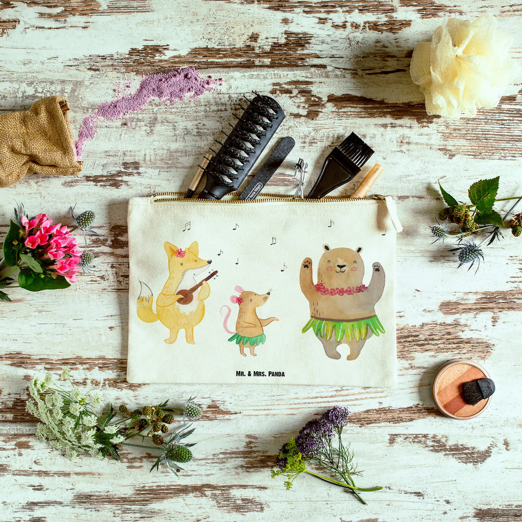 torebka na makijaż zwierzęta leśne Aloha beauty tasche, Schminktasche, Stiftemäppchen, Schlampermäppchen, kosmetiktäschchen, Kosmetikbeutel, Kulturbeutel, Waschbeutel, aufbewahrungstasche, pencil case, Schminkbeutel, Kulturtasche, Etui, Schminktäschchen, toiletry bag, Federmappe, beauty case, Mäppchen, Kosmetiktasche, Waschtasche, utensilientasche, aufbewahrungsbeutel, pinsel tasche, Tiermotive, Tiere, Lustige Sprüche, Gute Laune, Leben, Waldtiere, Tanzen, Igel, Wald, Musik, Hase, Lachen, Bär, Aloha