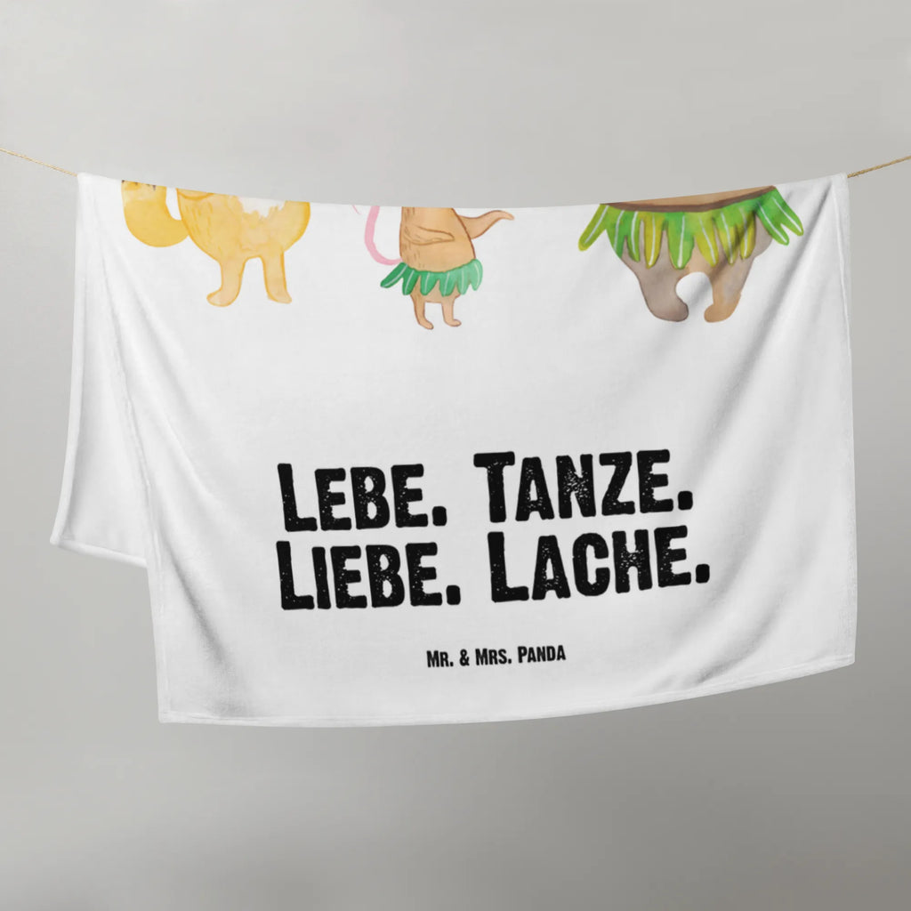 Kocyk dla niemowląt zwierzęta leśne Aloha Motywy zwierzęce, dobra energia, zabawne powiedzonka, zwierzęta