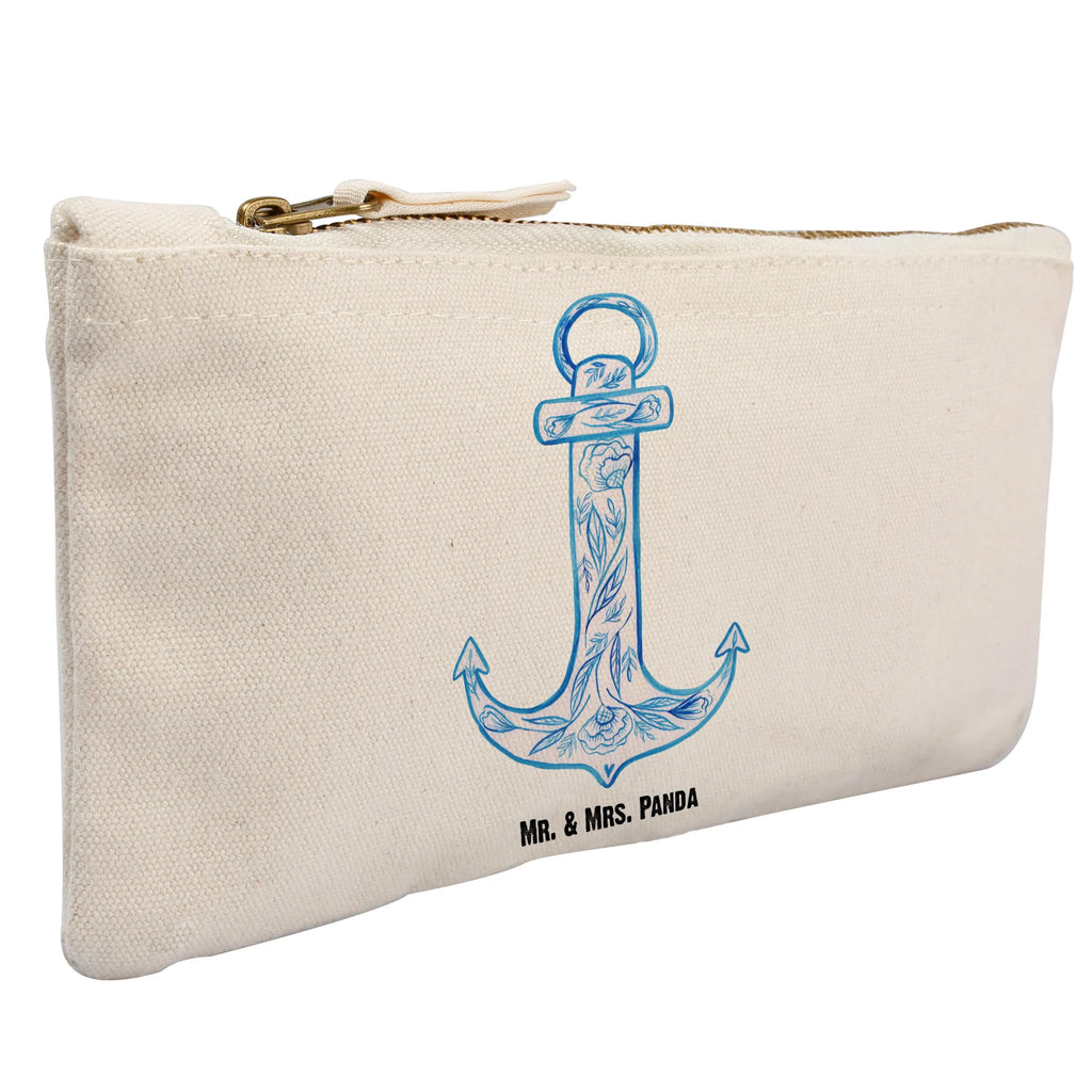 torebka na makijaż kotwica Niebieski Waschbeutel, Schminktasche, Etui, beauty case, utensilientasche, beauty tasche, Schminktäschchen, Kulturtasche, Federmappe, Kulturbeutel, Kosmetikbeutel, Waschtasche, Kosmetiktasche, aufbewahrungstasche, pencil case, aufbewahrungsbeutel, toiletry bag, Stiftemäppchen, Schlampermäppchen, pinsel tasche, Mäppchen, Schminkbeutel, kosmetiktäschchen, Tiermotive, Tiere, Lustige Sprüche, Gute Laune