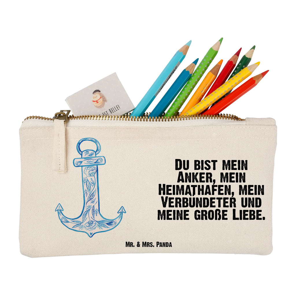 torebka na makijaż kotwica Niebieski Waschbeutel, Schminktasche, Etui, beauty case, utensilientasche, beauty tasche, Schminktäschchen, Kulturtasche, Federmappe, Kulturbeutel, Kosmetikbeutel, Waschtasche, Kosmetiktasche, aufbewahrungstasche, pencil case, aufbewahrungsbeutel, toiletry bag, Stiftemäppchen, Schlampermäppchen, pinsel tasche, Mäppchen, Schminkbeutel, kosmetiktäschchen, Tiermotive, Tiere, Lustige Sprüche, Gute Laune