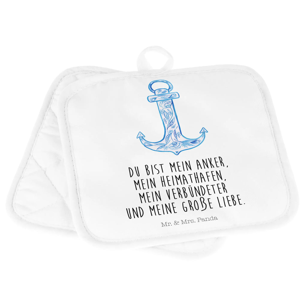 2er Set Topflappen  Anker Blau Topflappen 2er Set, Topflappenset, Topflappen, Topfuntersetzer, Topflappen Set, 2er Set Topflappen, Topfhandschuhe, topfhalter, Tiere, Tiermotive, Gute Laune, Lustige Sprüche