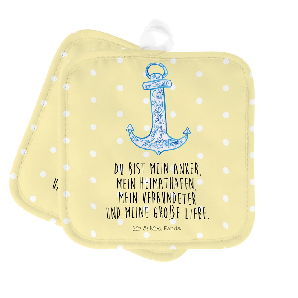 2er Set Topflappen  Anker Blau Topflappen 2er Set, Topflappenset, Topflappen, Topfuntersetzer, Topflappen Set, 2er Set Topflappen, Topfhandschuhe, topfhalter, Tiere, Tiermotive, Gute Laune, Lustige Sprüche