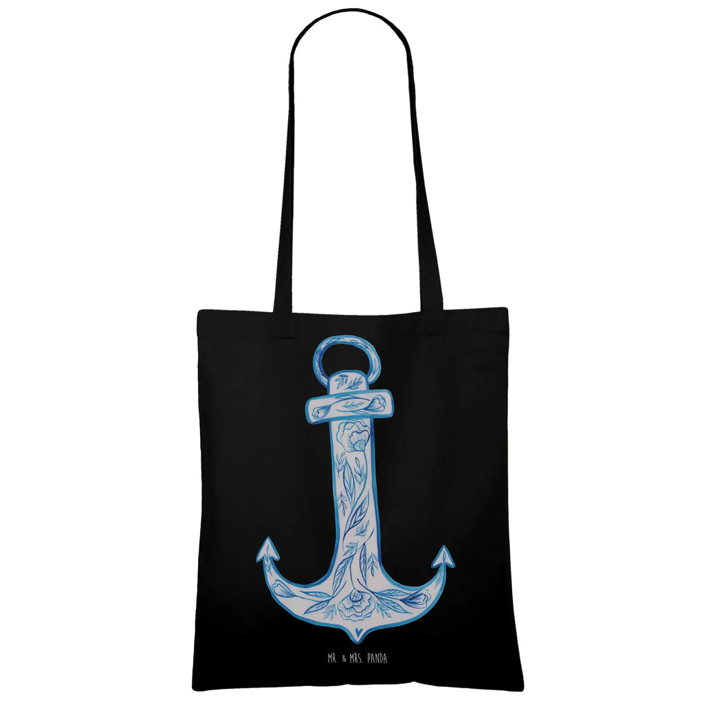 Tote bag anchor Blue cloth bag, Carrier bag, shopper, cotton bag, shoulder bag, shopping bag, jute bag, pouch, bag, small animals, cute, funny, cute animal motives, hand drawn, small world, funny sayings, good mood, happy, gifts, gift ideas, special gifts, animal lover, card