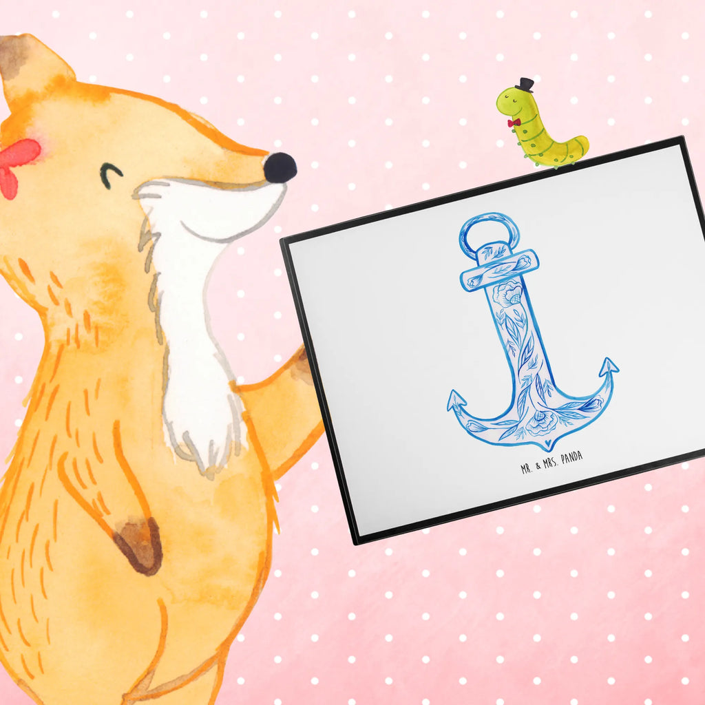 Desk pad anchor Blue Schreibtischauflage, schreibtischauflagen, Tischunterlage, schreibtischunterlagen, tischauflagen, pultunterlage, tischauflage, schreibmatte, schreibtischunterlage, Schreibtisch Matte, schreibtischmatte, tischmatten, arbeitsmatte, tischmatte, Schreibtisch Unterlagen, tischpads, schreibauflagen, tischpad, schreibauflage, Schreibunterlage, arbeitsunterlage, Tiere, Tiermotive, Gute Laune, Lustige Sprüche