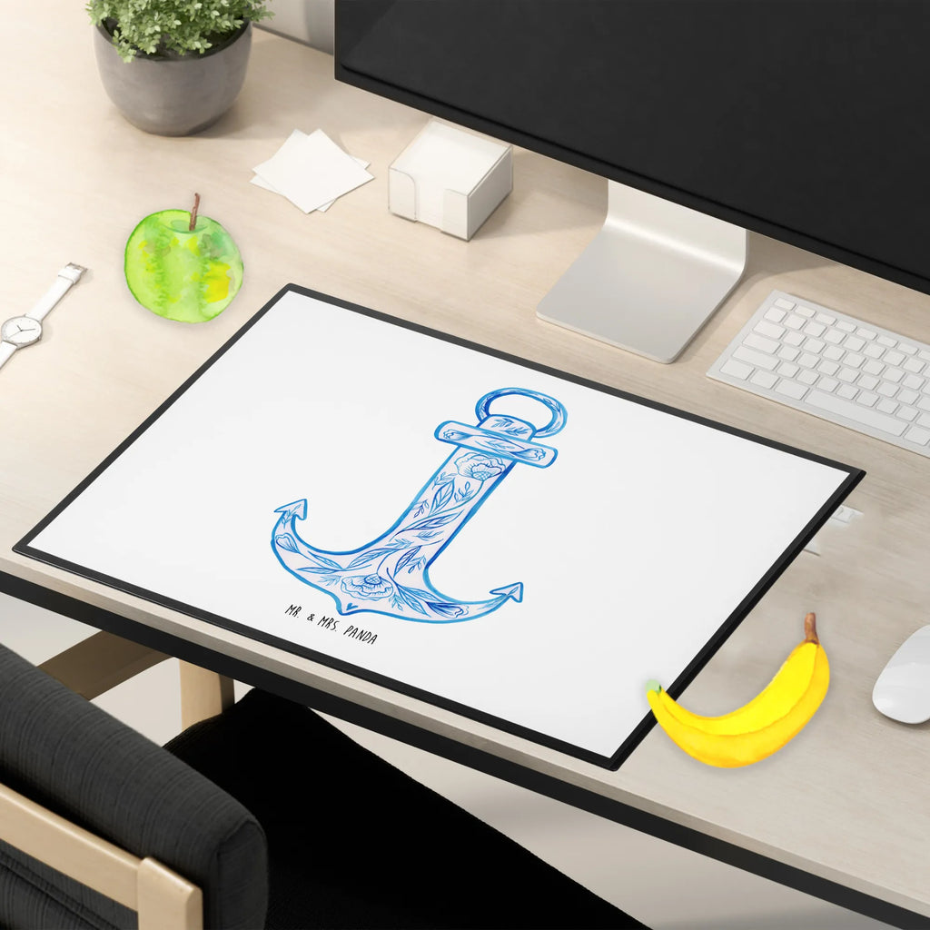 Desk pad anchor Blue Schreibtischauflage, schreibtischauflagen, Tischunterlage, schreibtischunterlagen, tischauflagen, pultunterlage, tischauflage, schreibmatte, schreibtischunterlage, Schreibtisch Matte, schreibtischmatte, tischmatten, arbeitsmatte, tischmatte, Schreibtisch Unterlagen, tischpads, schreibauflagen, tischpad, schreibauflage, Schreibunterlage, arbeitsunterlage, Tiere, Tiermotive, Gute Laune, Lustige Sprüche