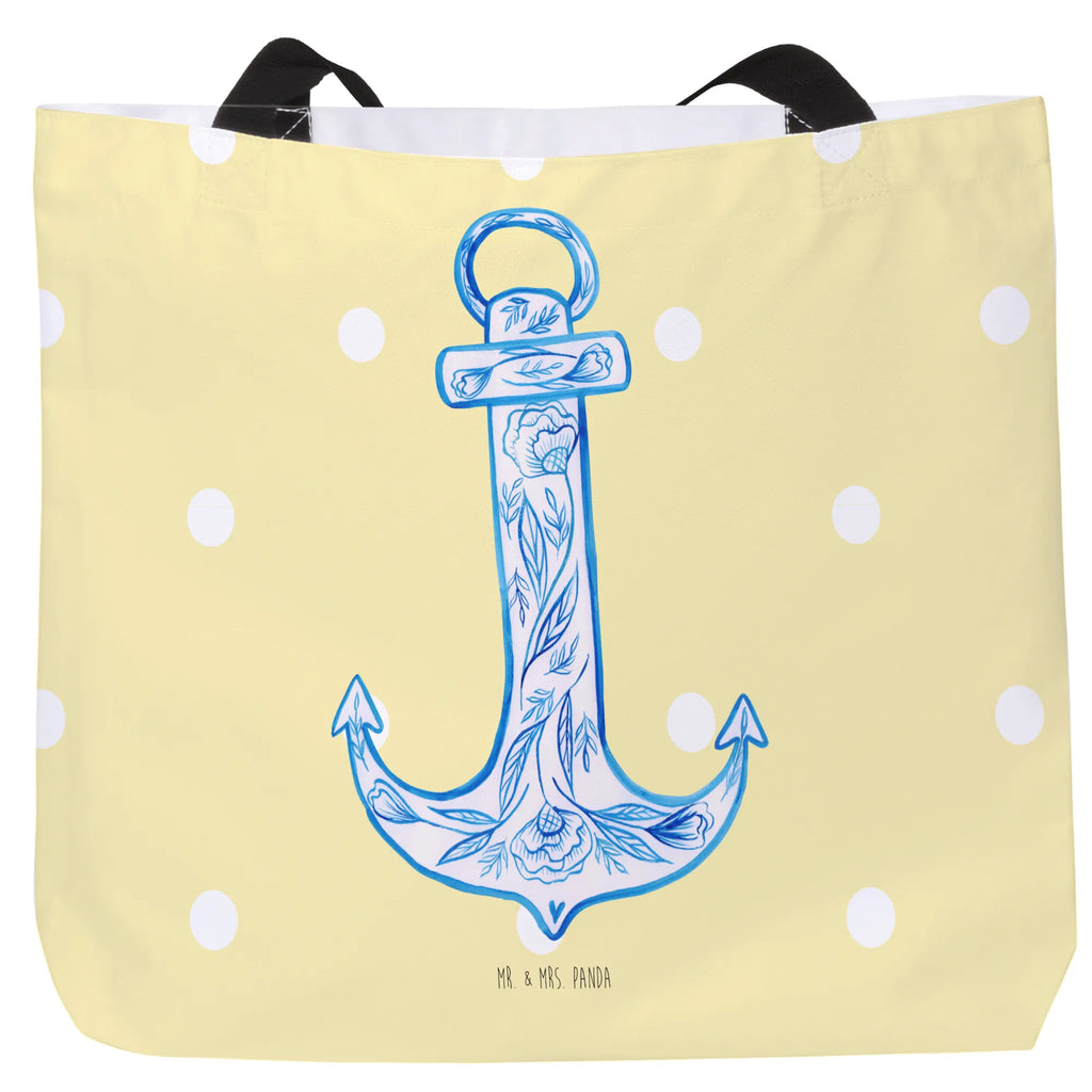 Shopper anchor Blue Schulbeutel, Beutel, XL, Alltagstasche, Einkaufstasche, Freizeittasche, Strandtasche, XXL Tasche, Tüte, Tragebeutel, Schultertasche, Einkaufsbeutel, Schultasche, Shopper, Stofftasche, Ausflug, Gute Laune, Tiermotive, Tiere, Lustige Sprüche