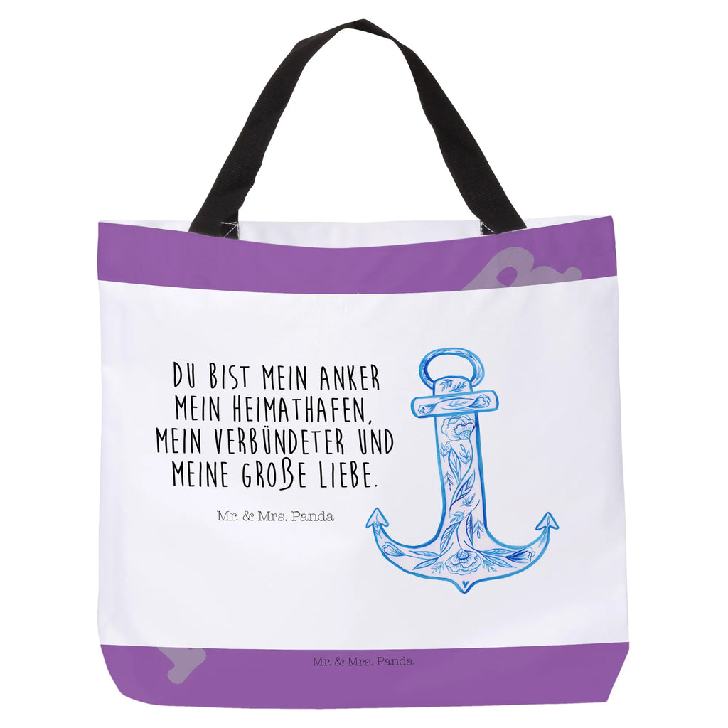 Shopper anchor Blue Schulbeutel, Beutel, XL, Alltagstasche, Einkaufstasche, Freizeittasche, Strandtasche, XXL Tasche, Tüte, Tragebeutel, Schultertasche, Einkaufsbeutel, Schultasche, Shopper, Stofftasche, Ausflug, Gute Laune, Tiermotive, Tiere, Lustige Sprüche