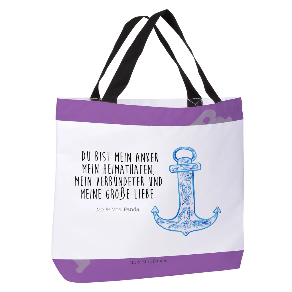 Shopper anchor Blue Schulbeutel, Beutel, XL, Alltagstasche, Einkaufstasche, Freizeittasche, Strandtasche, XXL Tasche, Tüte, Tragebeutel, Schultertasche, Einkaufsbeutel, Schultasche, Shopper, Stofftasche, Ausflug, Gute Laune, Tiermotive, Tiere, Lustige Sprüche