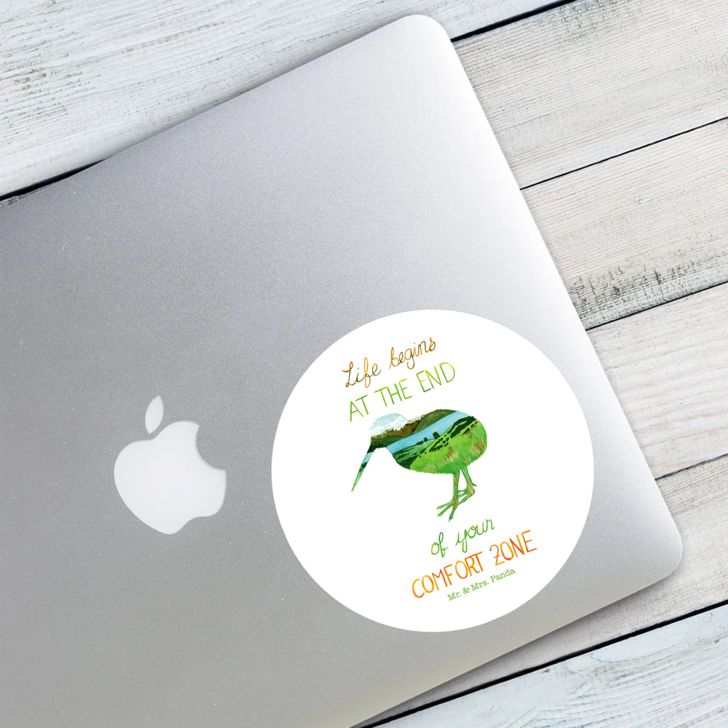Round sticker Kiwi New Zealand Sticker, sticker, round, label, children, Nature, joy of life, love, New Zealand, kiwi, comfort zone, kiwi bird, life, motivation, life begins