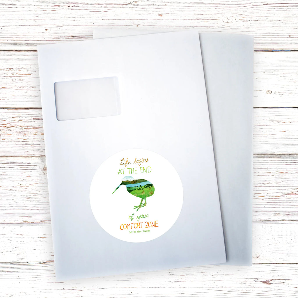 Round sticker Kiwi New Zealand Sticker, sticker, round, label, children, Nature, joy of life, love, New Zealand, kiwi, comfort zone, kiwi bird, life, motivation, life begins