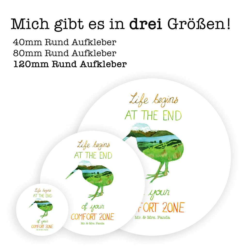 Round sticker Kiwi New Zealand Sticker, sticker, round, label, children, Nature, joy of life, love, New Zealand, kiwi, comfort zone, kiwi bird, life, motivation, life begins