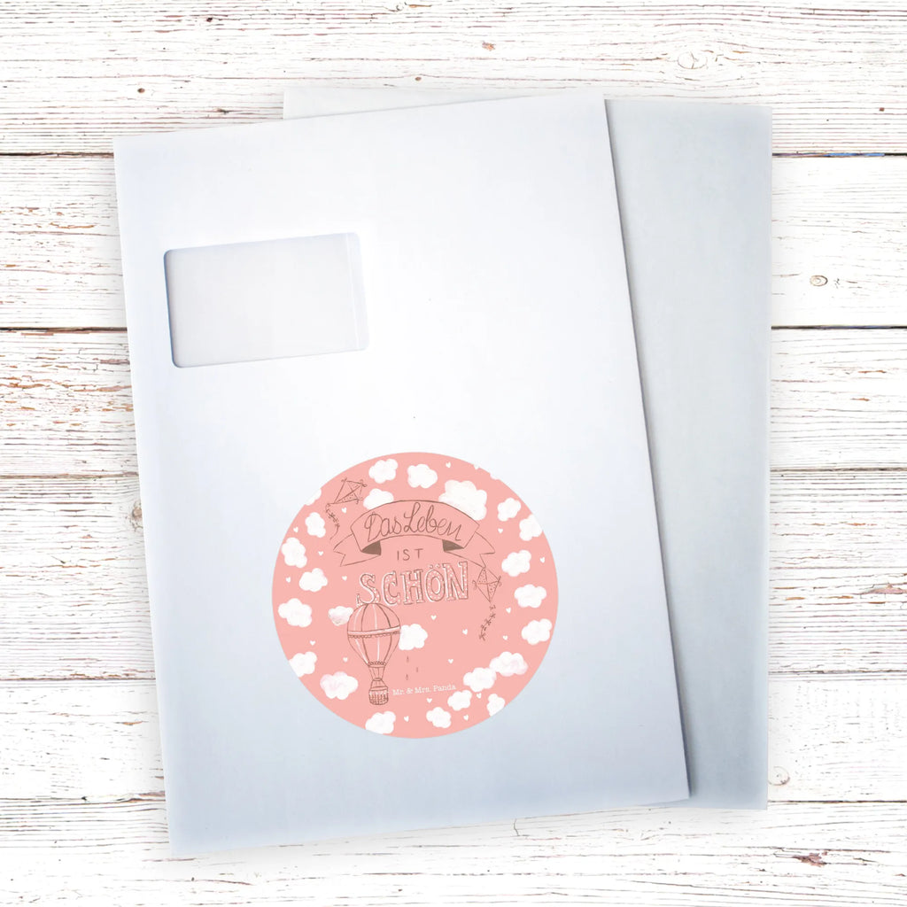 Rund Aufkleber Heißluftballon Leben Etikett, Sticker, rund, Aufkleber, Kinder, Blumen Deko, Frühlings Deko, Sommer Deko, Dekoration, positive Botschaft, Naturliebhaber, Outdoor, Natur, Abenteuer, Deko Haus, Leben, Zitat, Heißluftballon, Spruch Leben, Inspiration, erleben, glücklich sein, Das Leben ist schön