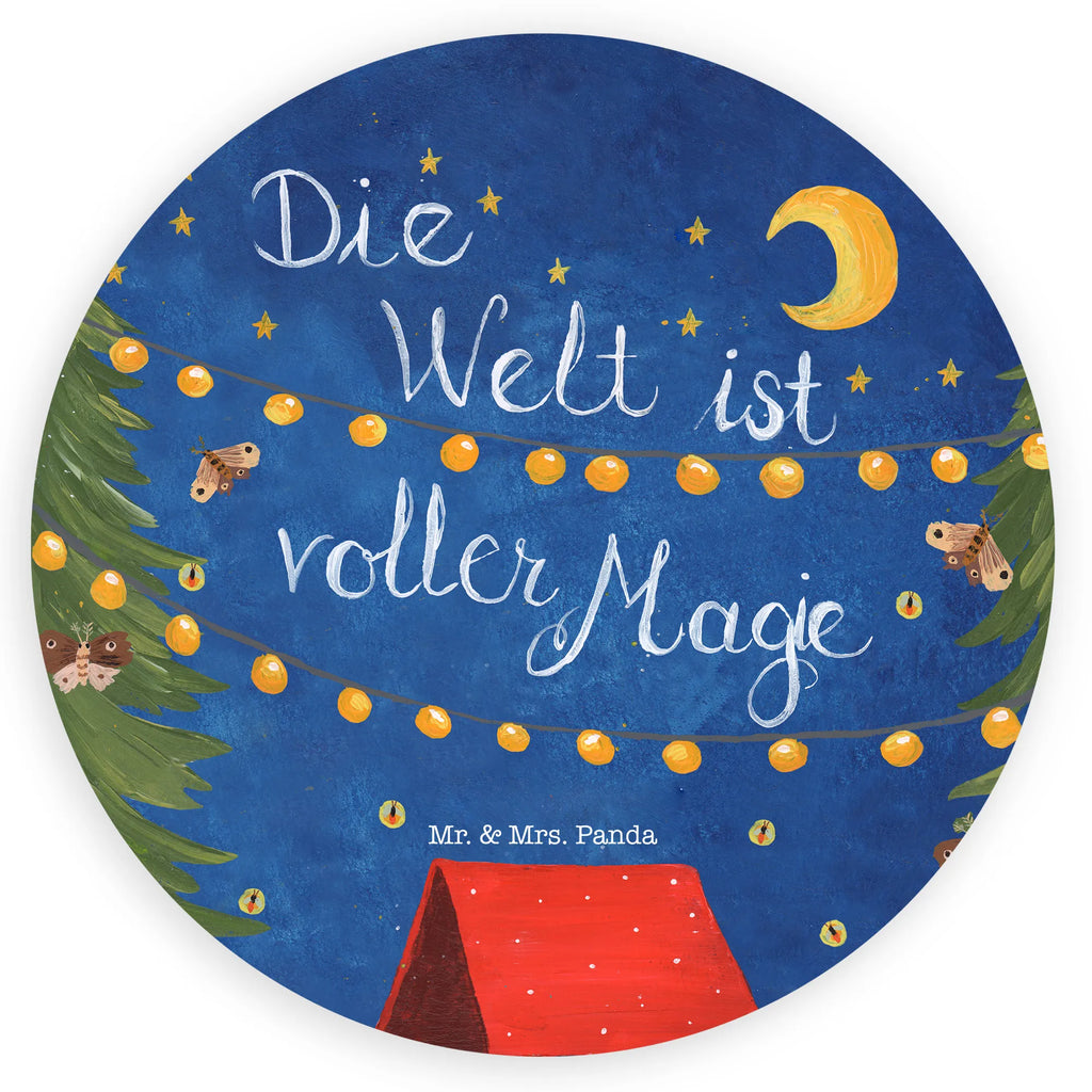 Rund Aufkleber Die Welt ist voller Magie rund, Sticker, Aufkleber, Etikett, Kinder, Blumen Deko, Frühlings Deko, Sommer Deko, Dekoration, positive Botschaft, Naturliebhaber, Outdoor, Natur, Abenteuer