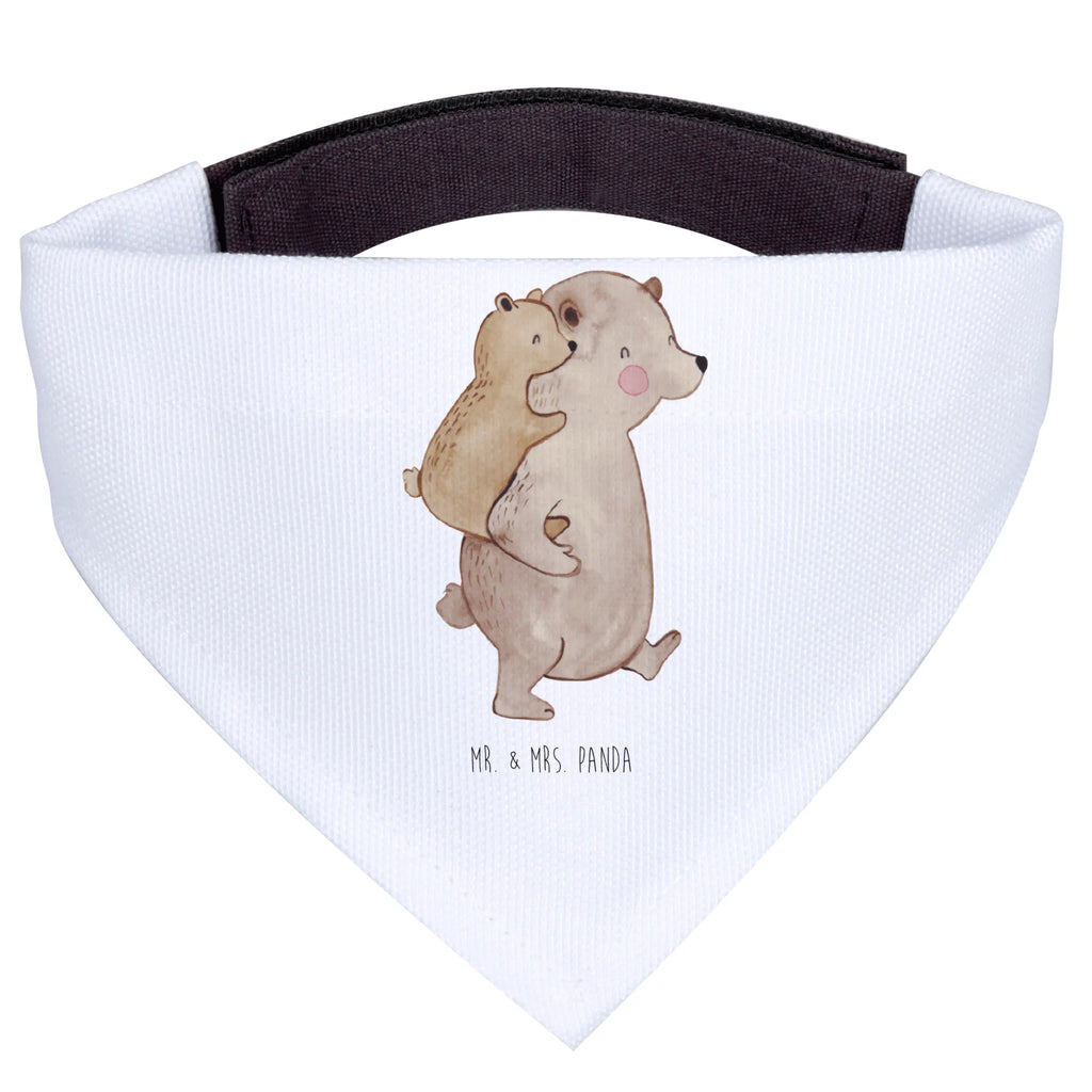 Dog neckerchief Papa Bear Hunde, Kleine Hunde, Halstuch, Hundehalstuch, Tuch, Oma, Papa, Opa, Vatertag, Familie, Schwester, Mama, Bruder, Muttertag, Vati, Onkel, Vater, Papi, Geschenk, Geburtstag