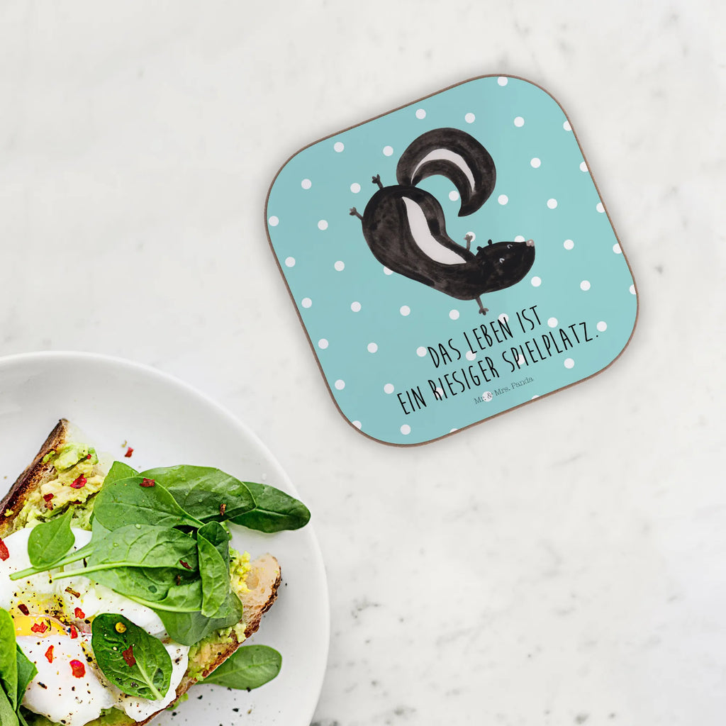 Square coaster skunk handstand Getränkeuntersetzer, Untersetzer, Untersetzer Gläser, Untersetzer Holz, Untersetzer Design, Glasuntersetzer, Bierdeckel, Korkuntersetzer, Untersetzer für Gläser, Untersetzer aus Holz, Tassen Untersetzer, Holzuntersetzer, Stinktier, Skunk, verpielt, Raubtier, Wildtier, Stinki, Spielplatz, Stinker, Kind