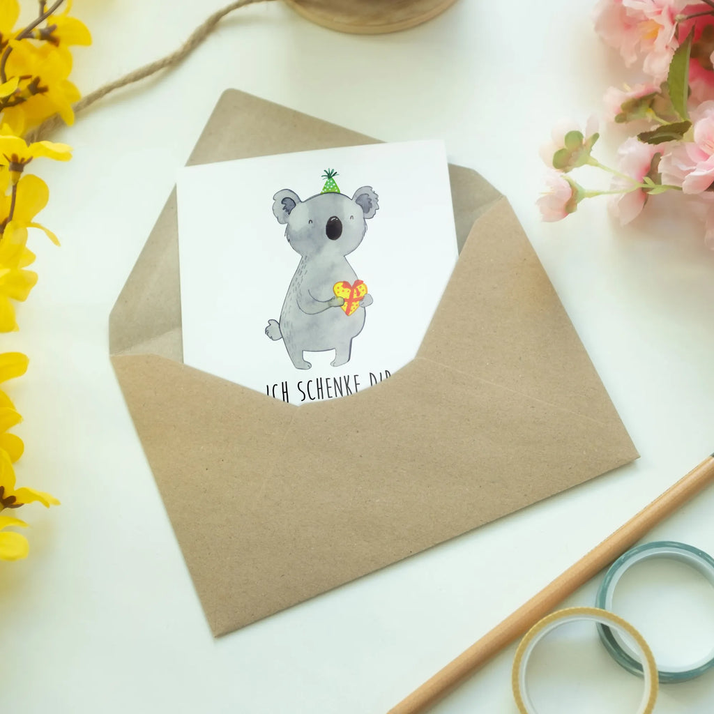 Greetings card Koala bear Gift Geburtstagskarte, Hochzeitskarte, Einladungskarte, Ansichtskarten, Glückwunschkarte, Klappkarte, Karte, Grußkarte, Koala, Koalabär, Geschenk, Party, Geburtstag