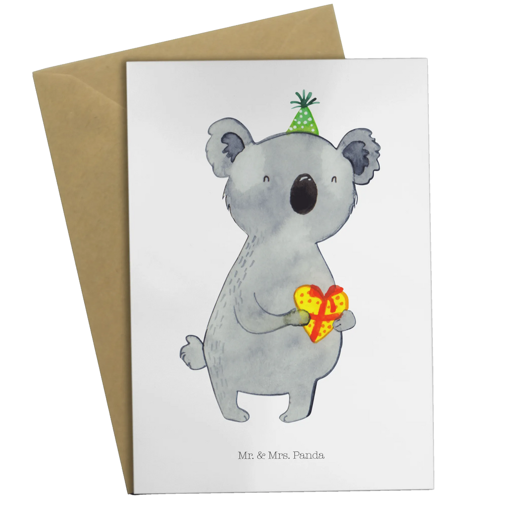 Greetings card Koala bear Gift Geburtstagskarte, Hochzeitskarte, Einladungskarte, Ansichtskarten, Glückwunschkarte, Klappkarte, Karte, Grußkarte, Koala, Koalabär, Geschenk, Party, Geburtstag