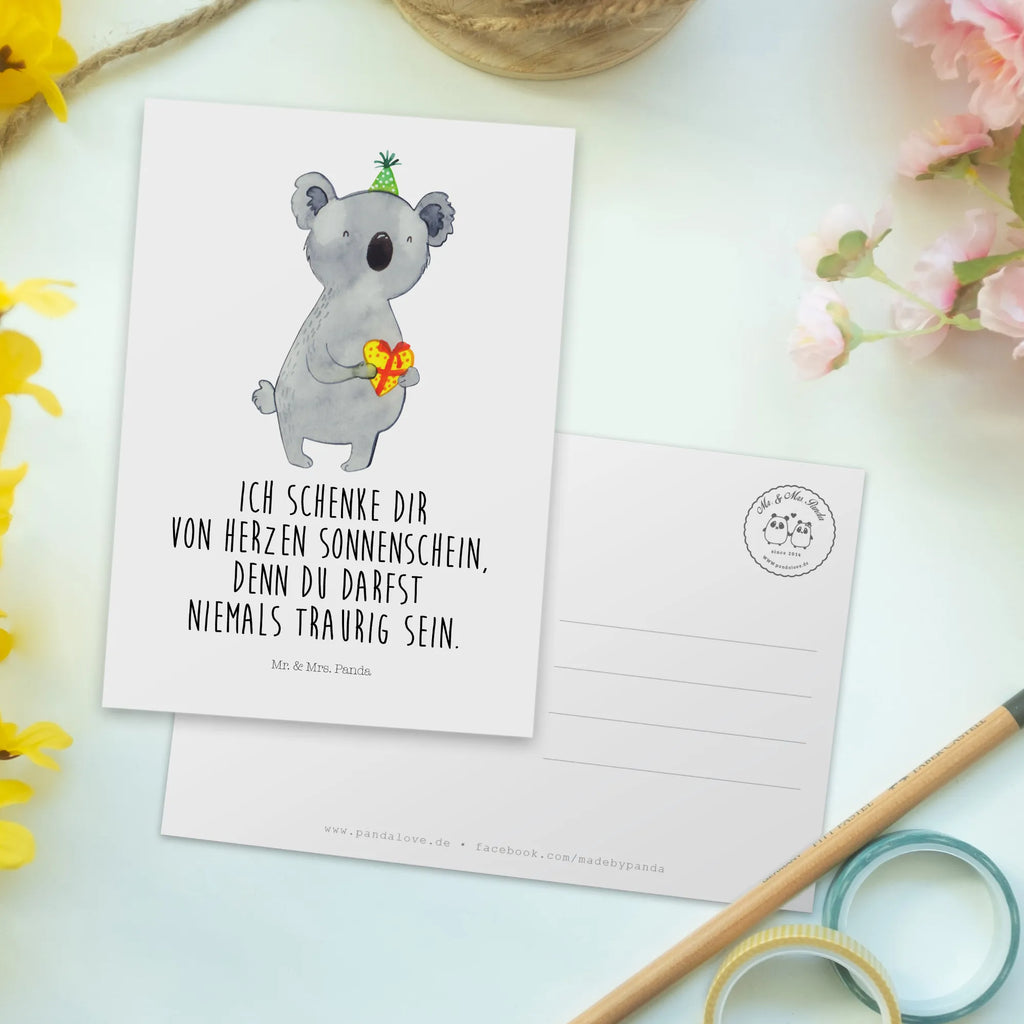 Postcard Koala bear Gift Karte, Geschenkkarte, Grußkarte, Einladungskarte, Einladung, Geburtstagskarte, Dankeskarte, Einladung Geburtstag, Ansichtskarten, Einladungskarten Geburtstag, Ansichtskarte, Postkarte, Koala, Koalabär, Party, Geschenk, Geburtstag