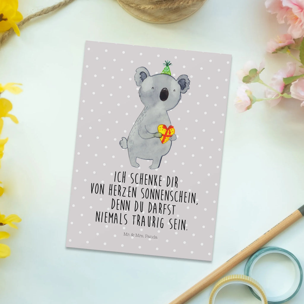 Postcard Koala bear Gift Karte, Geschenkkarte, Grußkarte, Einladungskarte, Einladung, Geburtstagskarte, Dankeskarte, Einladung Geburtstag, Ansichtskarten, Einladungskarten Geburtstag, Ansichtskarte, Postkarte, Koala, Koalabär, Party, Geschenk, Geburtstag