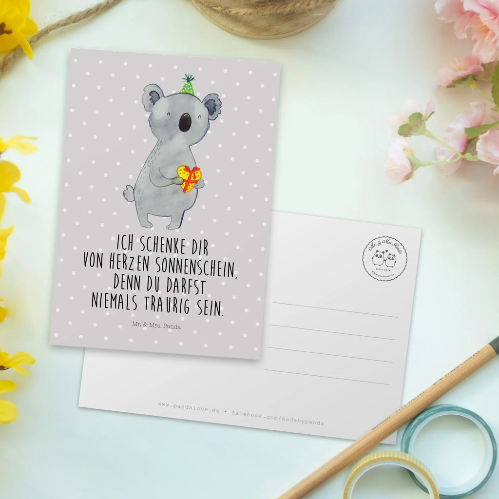 Postcard Koala bear Gift Karte, Geschenkkarte, Grußkarte, Einladungskarte, Einladung, Geburtstagskarte, Dankeskarte, Einladung Geburtstag, Ansichtskarten, Einladungskarten Geburtstag, Ansichtskarte, Postkarte, Koala, Koalabär, Party, Geschenk, Geburtstag