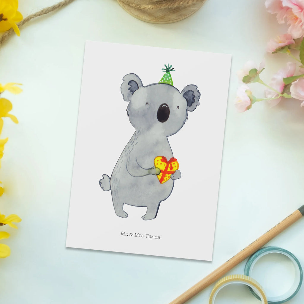 Postcard Koala bear Gift Karte, Geschenkkarte, Grußkarte, Einladungskarte, Einladung, Geburtstagskarte, Dankeskarte, Einladung Geburtstag, Ansichtskarten, Einladungskarten Geburtstag, Ansichtskarte, Postkarte, Koala, Koalabär, Party, Geschenk, Geburtstag