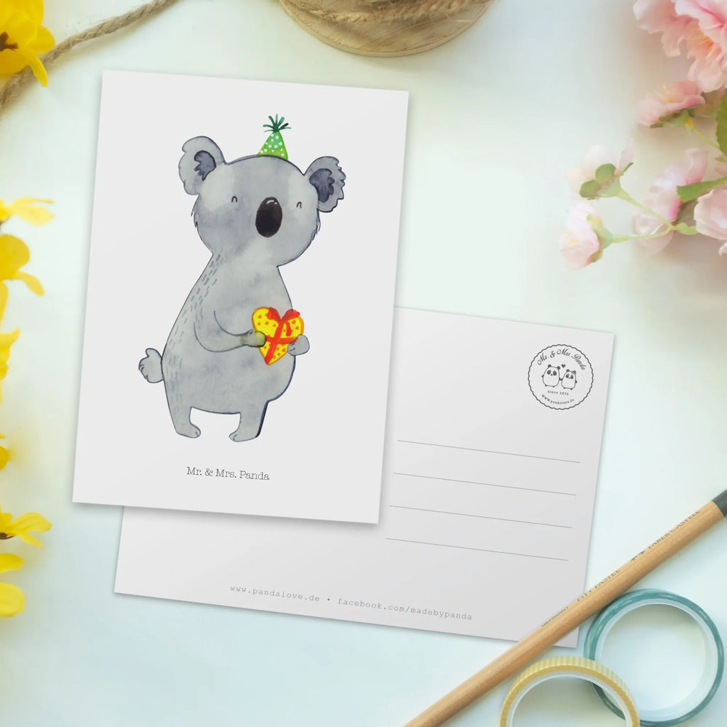 Postcard Koala bear Gift Karte, Geschenkkarte, Grußkarte, Einladungskarte, Einladung, Geburtstagskarte, Dankeskarte, Einladung Geburtstag, Ansichtskarten, Einladungskarten Geburtstag, Ansichtskarte, Postkarte, Koala, Koalabär, Party, Geschenk, Geburtstag