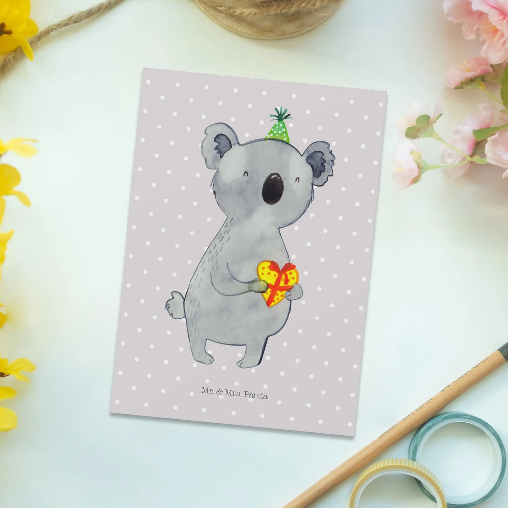 Postcard Koala bear Gift Karte, Geschenkkarte, Grußkarte, Einladungskarte, Einladung, Geburtstagskarte, Dankeskarte, Einladung Geburtstag, Ansichtskarten, Einladungskarten Geburtstag, Ansichtskarte, Postkarte, Koala, Koalabär, Party, Geschenk, Geburtstag