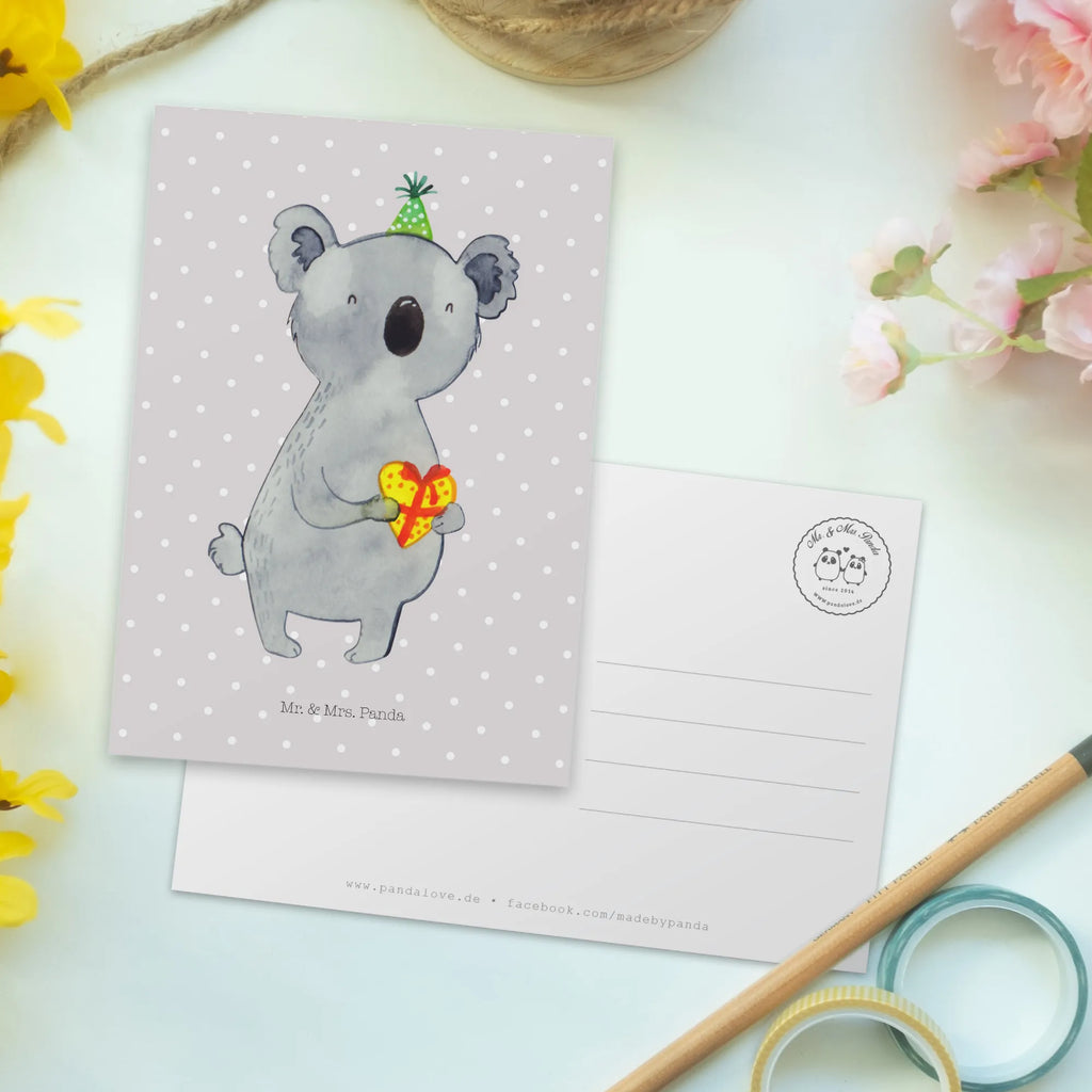Postcard Koala bear Gift Karte, Geschenkkarte, Grußkarte, Einladungskarte, Einladung, Geburtstagskarte, Dankeskarte, Einladung Geburtstag, Ansichtskarten, Einladungskarten Geburtstag, Ansichtskarte, Postkarte, Koala, Koalabär, Party, Geschenk, Geburtstag