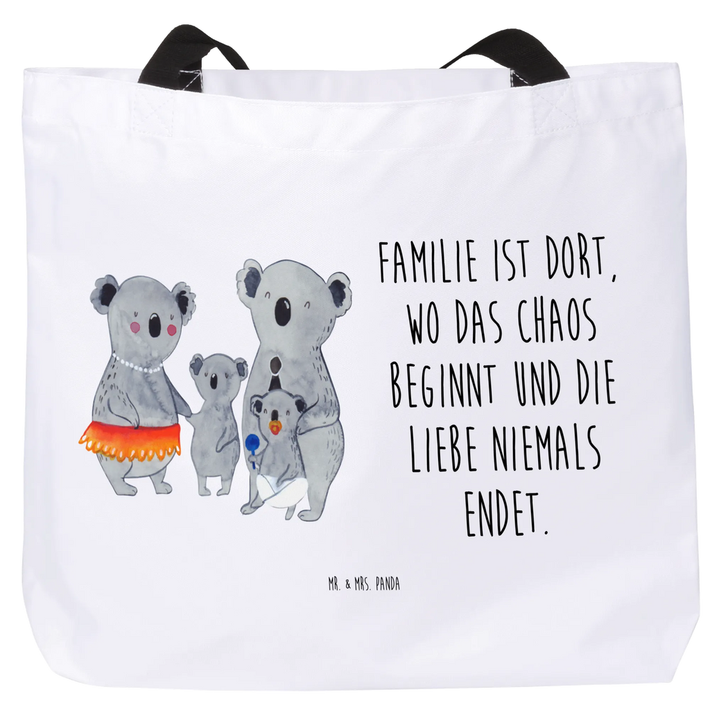 Shopper Koala Familie XXL Tasche, Tüte, Strandtasche, Einkaufsbeutel, Ausflug, Beutel, Stofftasche, Schultasche, Einkaufstasche, Tragebeutel, XL, Freizeittasche, Schulbeutel, Shopper, Schultertasche, Alltagstasche, Papa, Mama, Bruder, Schwester, Muttertag, Familie, Vatertag, Opa, Oma, Kinder, Family, Familienleben, Koalas, Koala, Geschwister