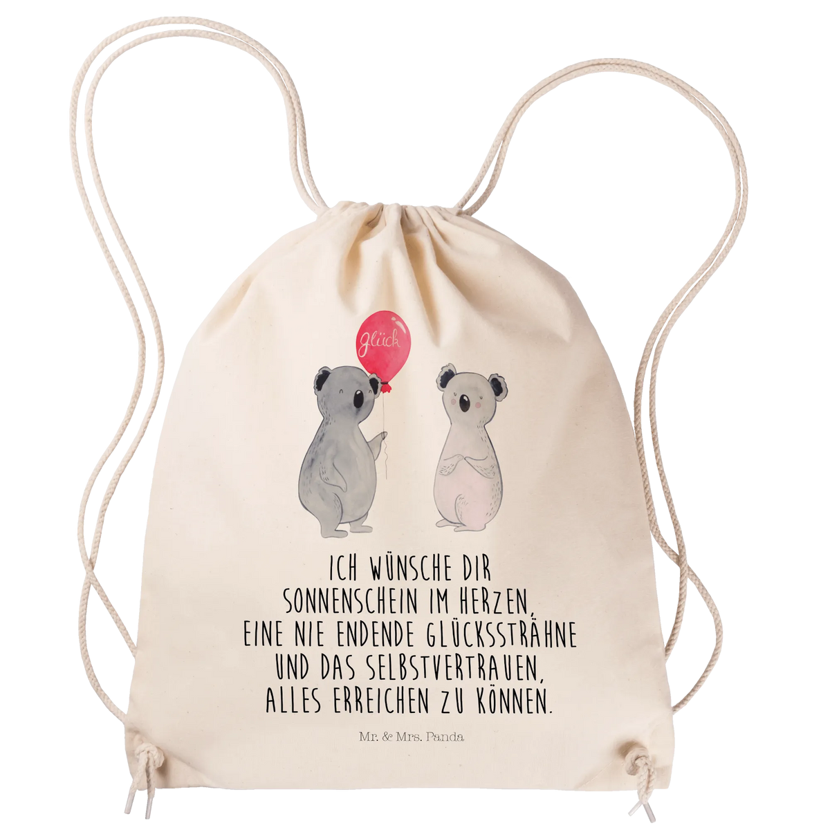 Drawstring bag Koala bear balloon gym bag, carrier bag, bag, sports bag, hipster, jute bag, Koala, present, birthday, balloon, koala, party