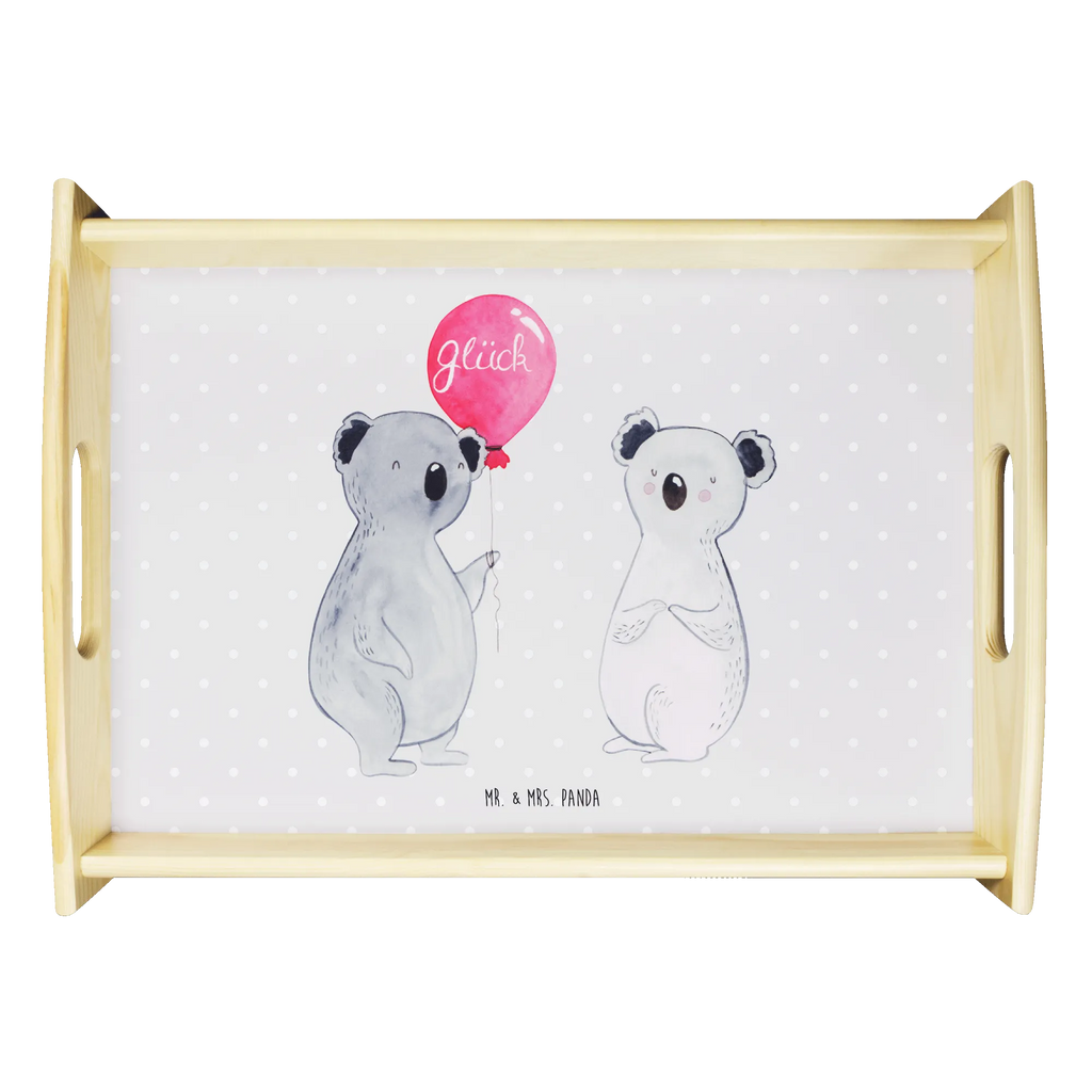 Serviertablett Koala Luftballon Serviertablett, Frühstückstablett, Dekotablett, Küchentablett, Holztablett, Tablett, Koala, Koalabär, Geschenk, Geburtstag, Party, Luftballon