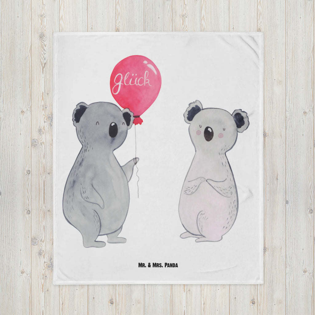 Kocyk dla niemowląt koala balon Babygeschenk, Babyecke Kuscheldecke, Babydecke, Krabbeldecke, Geschenk Geburt, Koala, Koalabär, Luftballon, Geburtstag, Geschenk, Party