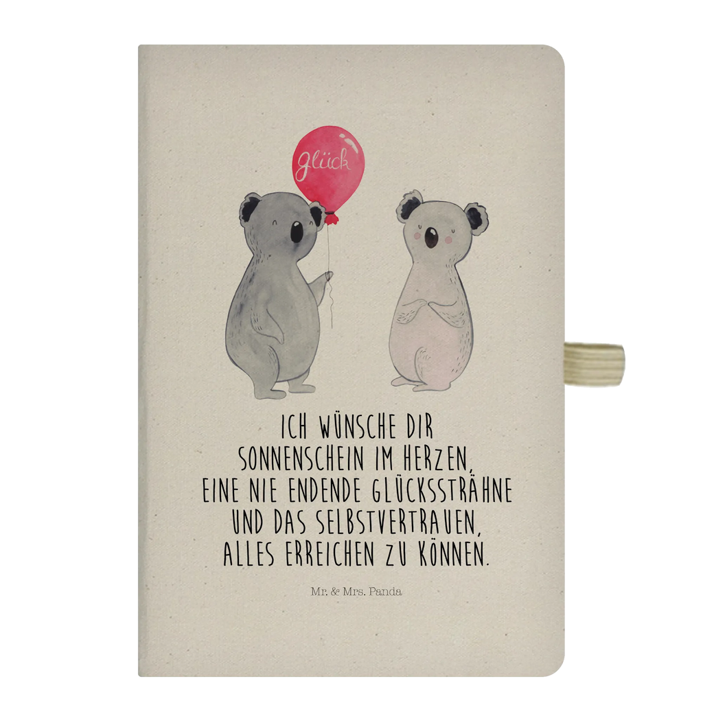 Cotton notebook Koala bear balloon writing book, notes, notebook, diary, journal, entry book, sketchbook, address book, notepad, Koala, koala, birthday, present, party, balloon