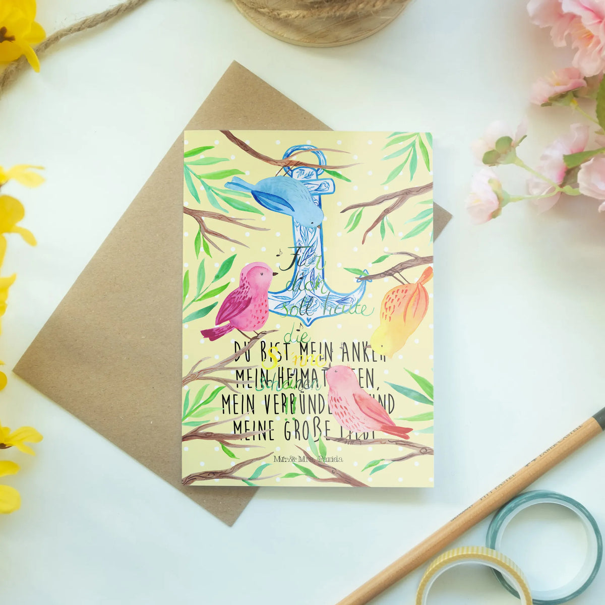 Greetings card Birds Sun wedding card, invitation card, folding card, greeting card, birthday card, Nature, joy of life, love