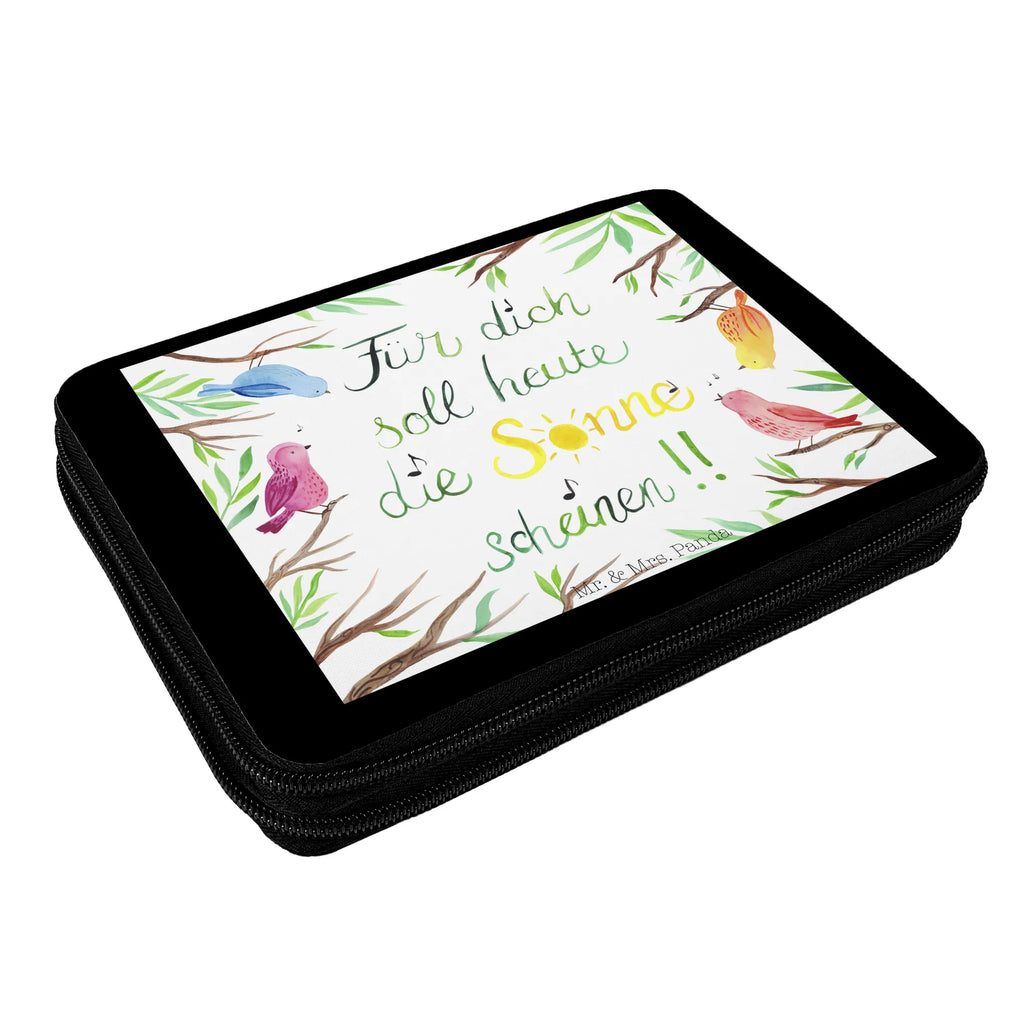 Federmappe Vögel Sonne Schreibmappe, Federtasche, Stiftebeutel, Etui für Stifte, Buntstiftetui, Stiftetasche, Schlampermäppchen, Schuletui, Farbstiftetui, Zeichenetui, Mäppchen, Stiftemappe, Schüleretui, Federmäppchen, Federmappe Set, Buntstiftmäppchen, Bleistiftetui, Stifte Etui, Schulmäppchen, Schreibetui, Stifteetui, Malmappe, Bleistift Etui, Dekoration, Abenteuer, Natur, Outdoor, Blumen Deko, Frühlings Deko, Sommer Deko, positive Botschaft, Naturliebhaber
