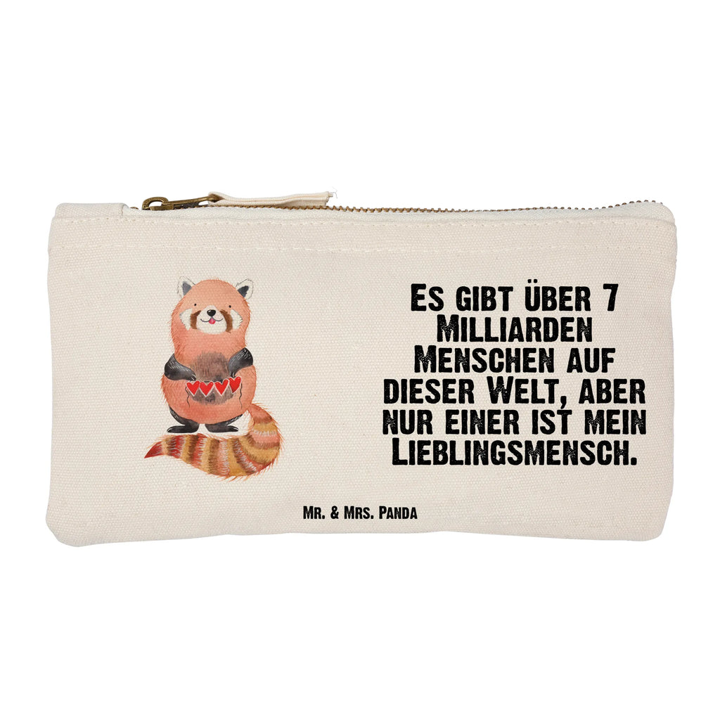 Schminktasche Roter Panda pencil case, kosmetiktäschchen, aufbewahrungsbeutel, Federmappe, Waschtasche, Mäppchen, toiletry bag, Schminktasche, Etui, pinsel tasche, Kulturbeutel, Waschbeutel, utensilientasche, Kosmetiktasche, Schminktäschchen, Stiftemäppchen, Schminkbeutel, beauty case, Kulturtasche, aufbewahrungstasche, beauty tasche, Kosmetikbeutel, Schlampermäppchen, Tiermotive, Tiere, Lustige Sprüche, Gute Laune, Rot, Herz, Lieblingsmensch, Liebling, Liebe, Panda
