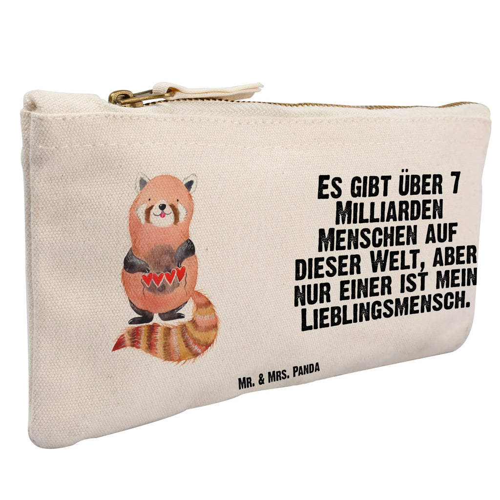 Schminktasche Roter Panda pencil case, kosmetiktäschchen, aufbewahrungsbeutel, Federmappe, Waschtasche, Mäppchen, toiletry bag, Schminktasche, Etui, pinsel tasche, Kulturbeutel, Waschbeutel, utensilientasche, Kosmetiktasche, Schminktäschchen, Stiftemäppchen, Schminkbeutel, beauty case, Kulturtasche, aufbewahrungstasche, beauty tasche, Kosmetikbeutel, Schlampermäppchen, Tiermotive, Tiere, Lustige Sprüche, Gute Laune, Rot, Herz, Lieblingsmensch, Liebling, Liebe, Panda