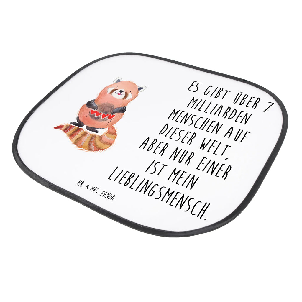 Car sun shade red panda sun protection, gift, children, back seat, family, sun visor, windows, car, small animals, cute, funny, cute animal motives, hand drawn, small world, funny sayings, good mood, happy, gifts, gift ideas, special gifts, animal lover, card, darling, red, favourite person, love, Panda, heart