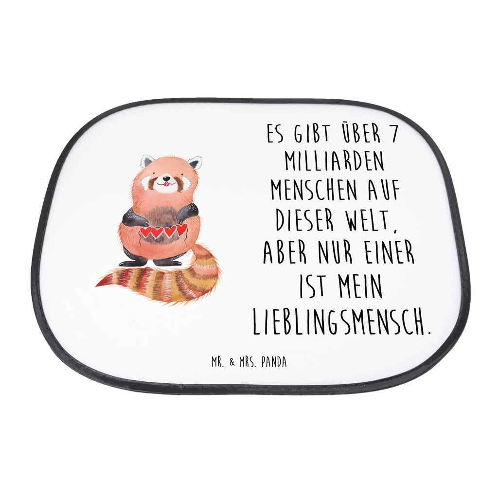 Car sun shade red panda sun protection, gift, children, back seat, family, sun visor, windows, car, small animals, cute, funny, cute animal motives, hand drawn, small world, funny sayings, good mood, happy, gifts, gift ideas, special gifts, animal lover, card, darling, red, favourite person, love, Panda, heart