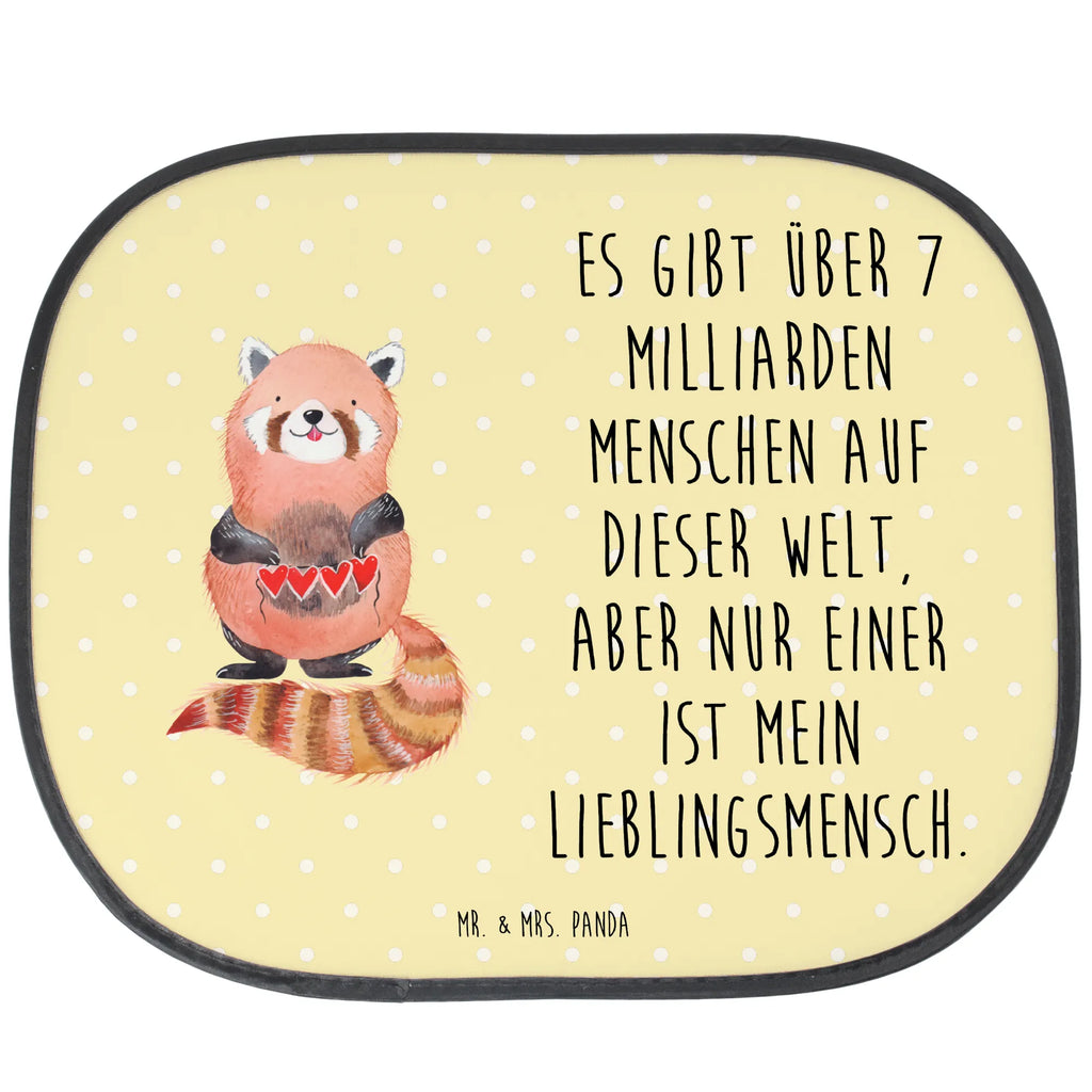 Car sun shade red panda sun protection, gift, children, back seat, family, sun visor, windows, car, small animals, cute, funny, cute animal motives, hand drawn, small world, funny sayings, good mood, happy, gifts, gift ideas, special gifts, animal lover, card, darling, red, favourite person, love, Panda, heart