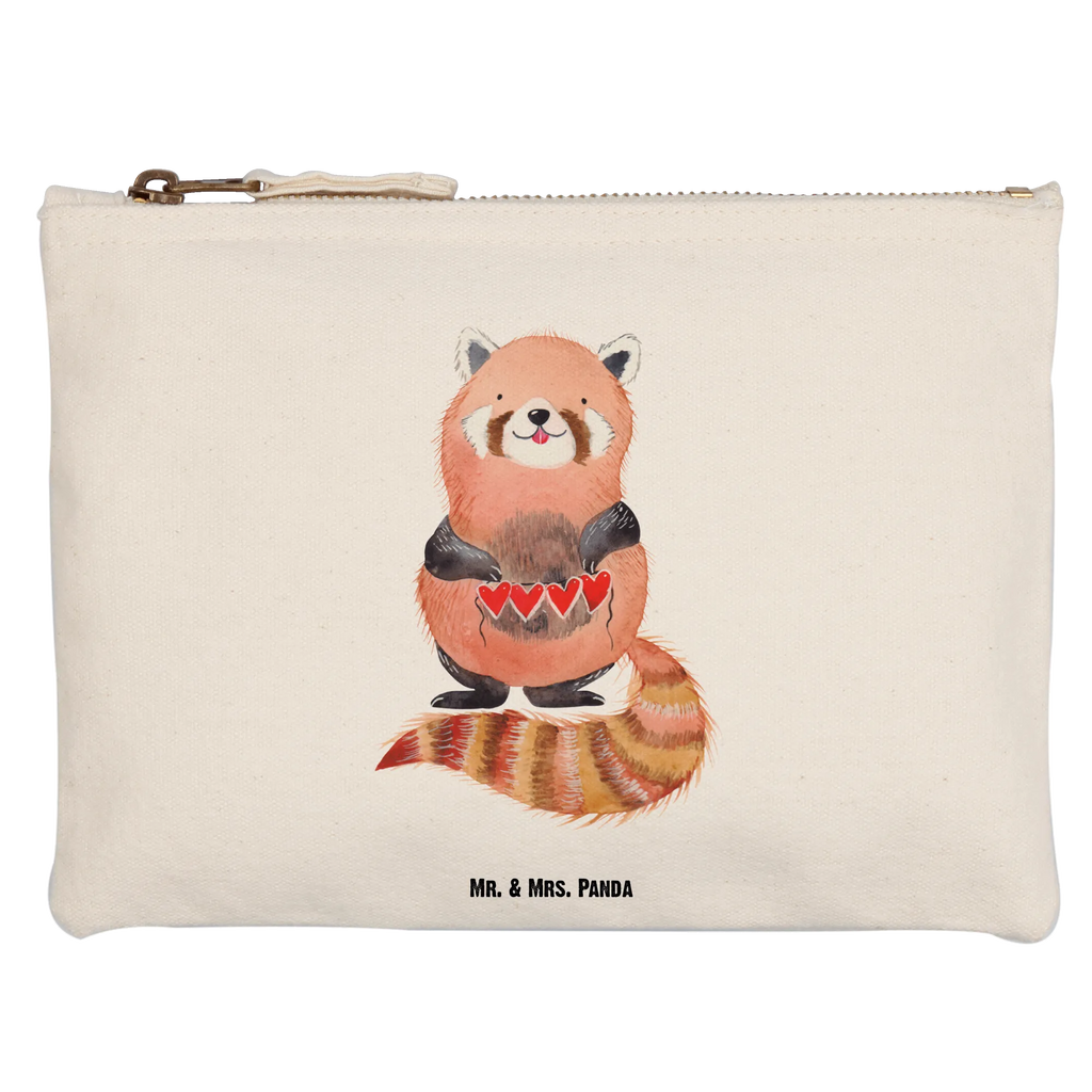 Schminktasche Roter Panda pencil case, kosmetiktäschchen, aufbewahrungsbeutel, Federmappe, Waschtasche, Mäppchen, toiletry bag, Schminktasche, Etui, pinsel tasche, Kulturbeutel, Waschbeutel, utensilientasche, Kosmetiktasche, Schminktäschchen, Stiftemäppchen, Schminkbeutel, beauty case, Kulturtasche, aufbewahrungstasche, beauty tasche, Kosmetikbeutel, Schlampermäppchen, Tiermotive, Tiere, Lustige Sprüche, Gute Laune, Rot, Herz, Lieblingsmensch, Liebling, Liebe, Panda