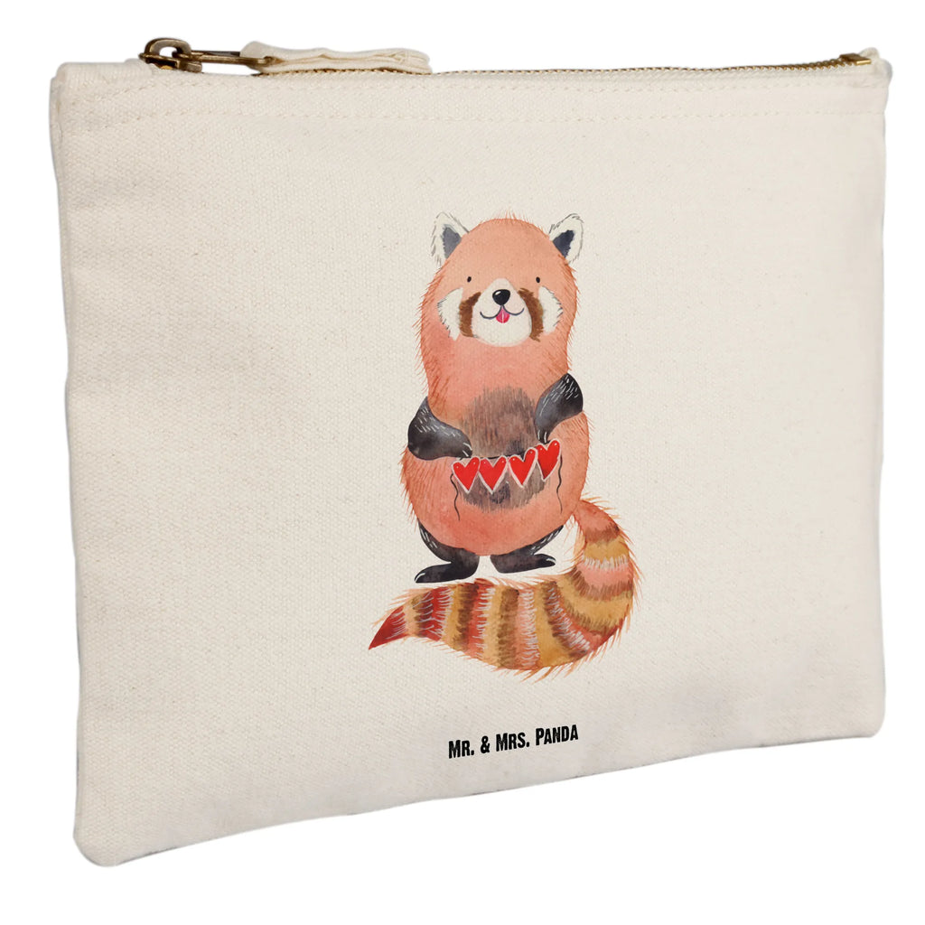 Schminktasche Roter Panda pencil case, kosmetiktäschchen, aufbewahrungsbeutel, Federmappe, Waschtasche, Mäppchen, toiletry bag, Schminktasche, Etui, pinsel tasche, Kulturbeutel, Waschbeutel, utensilientasche, Kosmetiktasche, Schminktäschchen, Stiftemäppchen, Schminkbeutel, beauty case, Kulturtasche, aufbewahrungstasche, beauty tasche, Kosmetikbeutel, Schlampermäppchen, Tiermotive, Tiere, Lustige Sprüche, Gute Laune, Rot, Herz, Lieblingsmensch, Liebling, Liebe, Panda