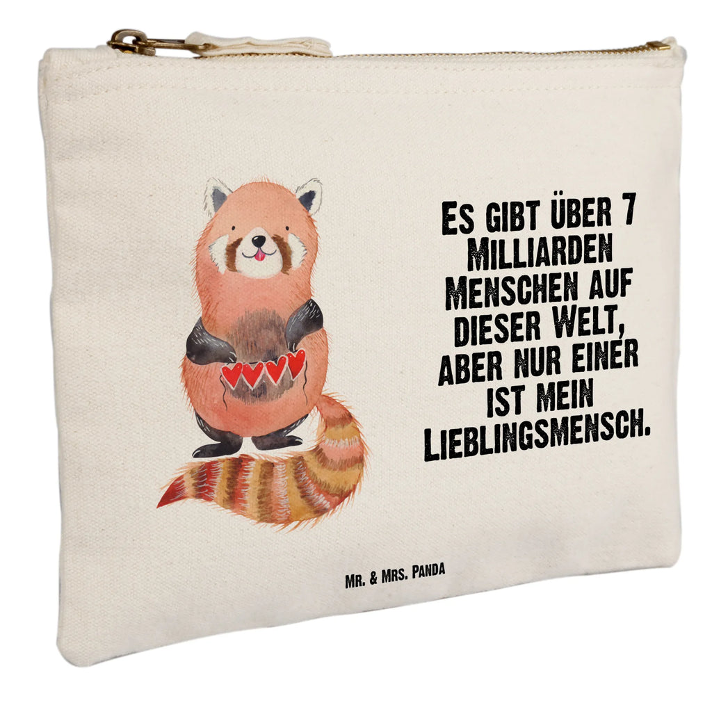 Schminktasche Roter Panda pencil case, kosmetiktäschchen, aufbewahrungsbeutel, Federmappe, Waschtasche, Mäppchen, toiletry bag, Schminktasche, Etui, pinsel tasche, Kulturbeutel, Waschbeutel, utensilientasche, Kosmetiktasche, Schminktäschchen, Stiftemäppchen, Schminkbeutel, beauty case, Kulturtasche, aufbewahrungstasche, beauty tasche, Kosmetikbeutel, Schlampermäppchen, Tiermotive, Tiere, Lustige Sprüche, Gute Laune, Rot, Herz, Lieblingsmensch, Liebling, Liebe, Panda