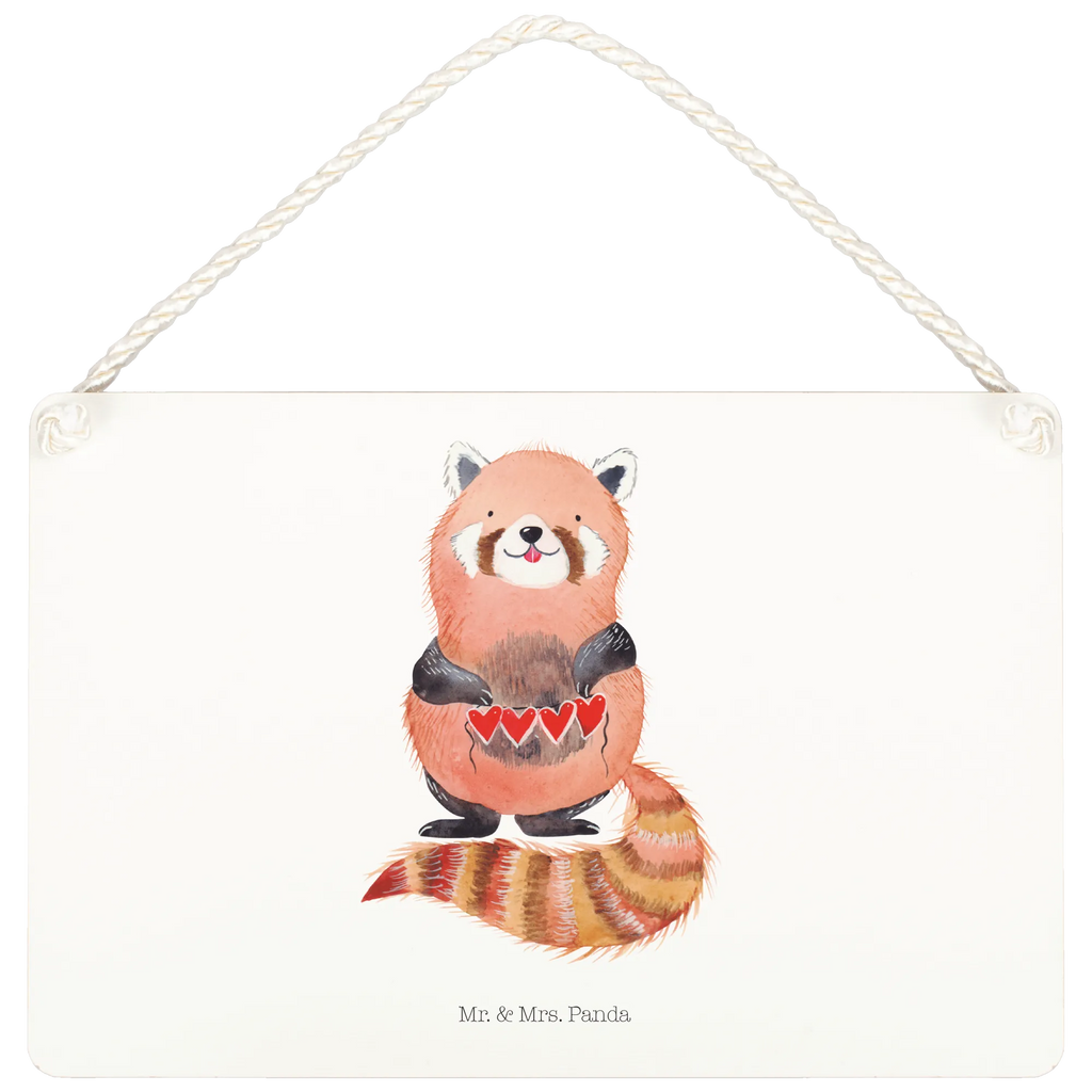 Decorative sign red panda small animals, cute, funny, cute animal motives, hand drawn, small world, funny sayings, good mood, happy, gifts, gift ideas, special gifts, animal lover, card, love, heart, red, favourite person, Panda, darling